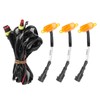 3pcs Car Grille Light with Harness High Brightness Fit for