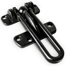 Jack N’ Drill Swing Bar Door Lock - 2 Pack Durable Door Guard for Back and Front Doors, Childproof Door Security Made from Reinforced Diecast Metal for Home Security and Peace of Mind