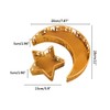 Ramadan Iron Tray Moon Star Shaped Eid Mubarak Dessert Tray