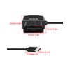 YANBORONSN OBD Power Cable for Dash Camera, OBD2 to Type