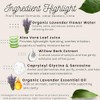 Hidratante Lavanda Nutriente Mist facial