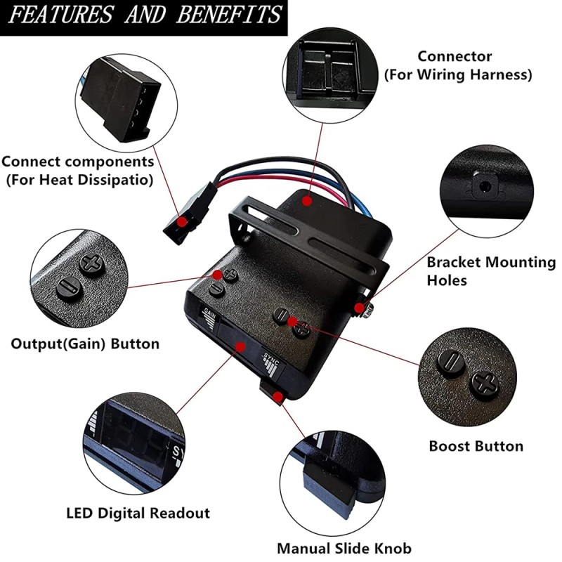 liwenz_98 Compact Brake Controller For Reese Towpower Electric Control Timed