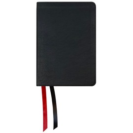 NASB Large Print Compact Bible, Black, Leathertex, 1995 text