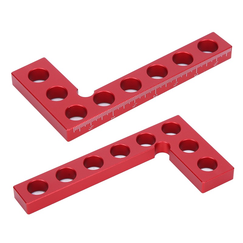 90 Degree Positioning Squares Right Angle Ruler Woodworking Tools Inch