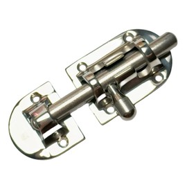Heavy Duty Long Locker Door Lock Latch 316 Stainless Steel Marine Safety Sliding Lock Barrel Bolt Buckle for Boat Door/Window/Hatch (3-1/2in x 1-1/2in)