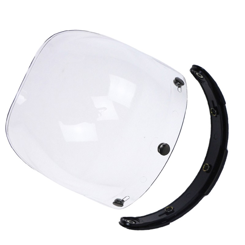 3-Snap Bubble Wind Visor For Biltwell Gringo&Bonanza Motorcycle Helmet