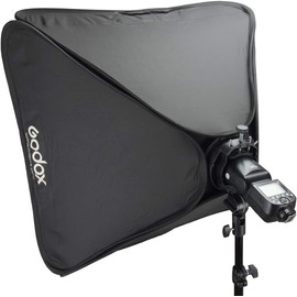 Godox 80cm x 80cm Foldable Universal Softbox with Honeycomb Grid + S2 Speedlite Bracket for Godox V1 Series, AD200Pro, AD200, AD400Pro, V860II Series, TT350 Series Flash Speedlite (SGGV8080cm)