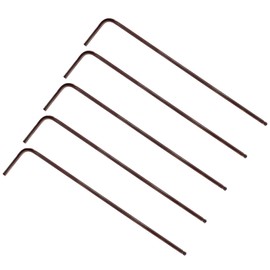 Bivethoi 1.5mm Hex Key Wrench L Shaped Ball End Allen Wrench L Shaped Extra Long Arm S2 Steel Repairing Tool