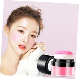Beavorty Cheek Face Blushes with Puff Loose Powder Blush for Women Natural Long-lasting Makeup