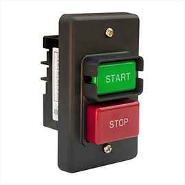 POWERTEC 120/230V Dual Voltage, 28 Amps, On/Off Switch, Single Phase Safety Power Switch for Table Saw, Router Table, Drill Press, Bench Saw, Bandsaw, Grinder & Other Electrical Equipments (71008V)