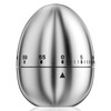 Rseuphiee Egg Timer, Kitchen Timer Egg Made of Stainless Steel,