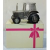 Creative Gifts International Tractor Bank Silver Farm Related Metal Vehicle