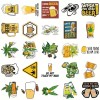 Unbranded 10 Beer Stickers Drinking Cartoon Pint Glass Save Water