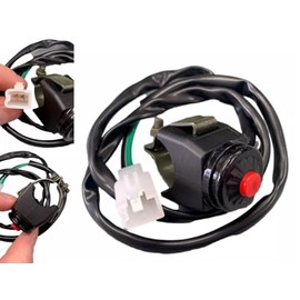 Killswitch Button for Motorcycle, ATV, Motocross, Compatible with KTM, Kawasaki, Honda, UTV - MD259