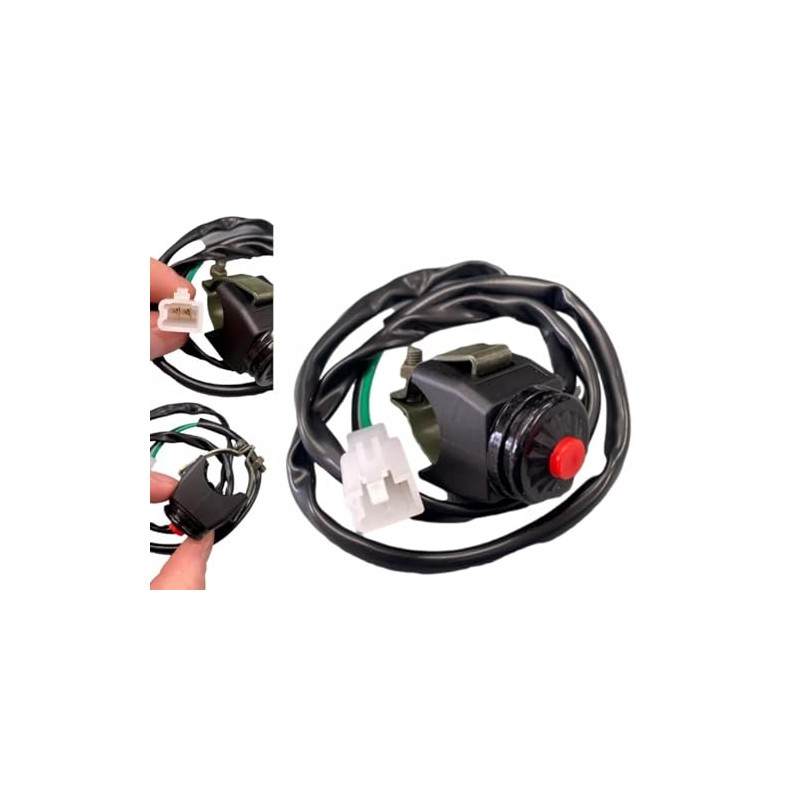 Killswitch Button for Motorcycle, ATV, Motocross, Compatible with KTM, Kawasaki,
