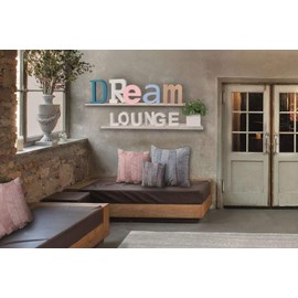 Décopatch AC394O Paper Mache Fantasy Letter "a", 5 x 22 x 23 cm, Ideal for Decorating Your Home, Cardboard Brown