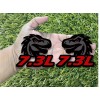 Badge Addictz Red Eye Godzilla Badges Emblem RAGING Red 7.3