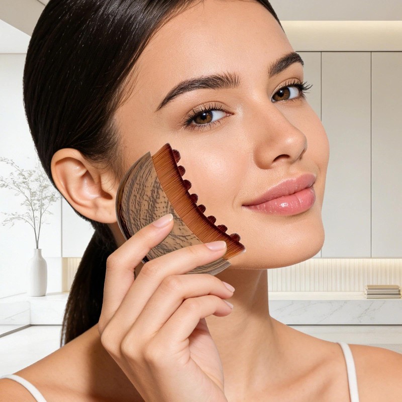 Pack of 2 Lymphatic Brushes Face, Alpine Fibre Face Brush