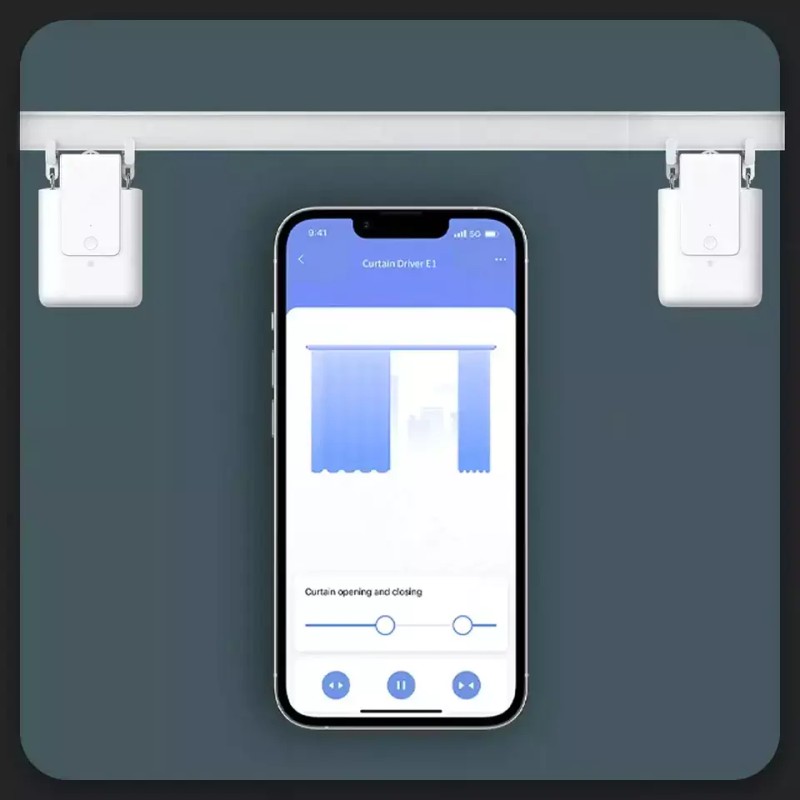 Aqara Smart Curtain Driver E1 (Pull-Rod Version), Requires Zigbee 3.0