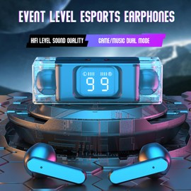 Wireless Earbuds, 2024 New Version, ENC Noise Cancellation, Bluetooth 5.3 Headphones, Stereo Ear Buds with Digital Power Display, 100 Hrs Standby Time