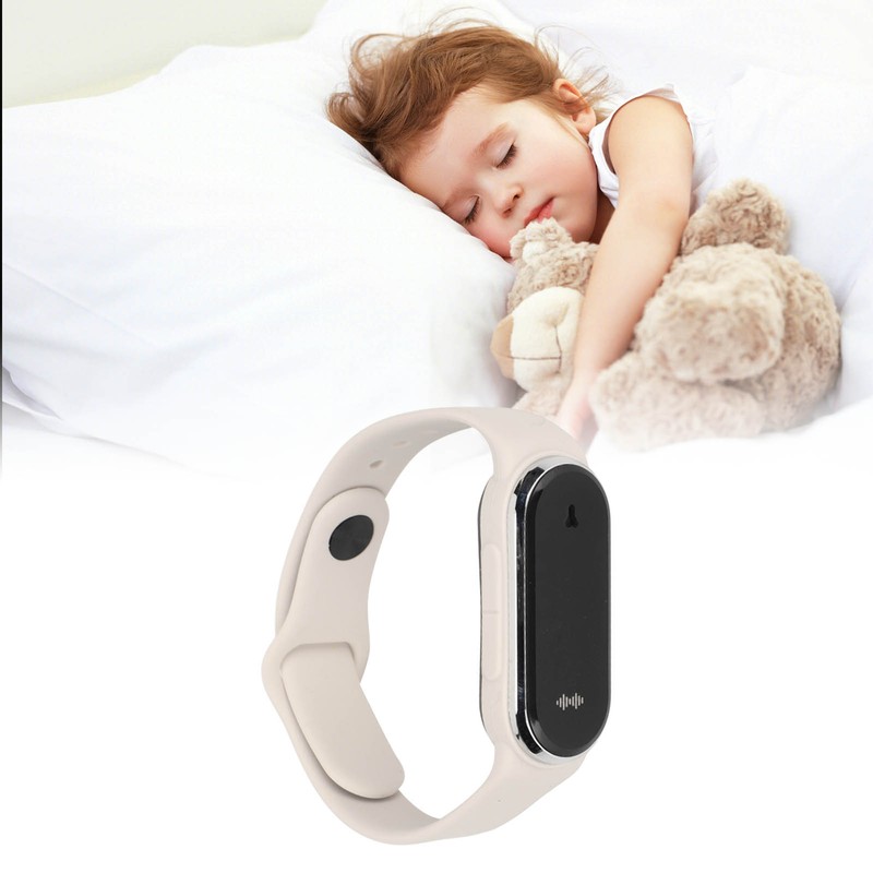 Ultrasonic Mosquito Repellent Bracelet Rechargeable Mosquito Repellent Watch with Time