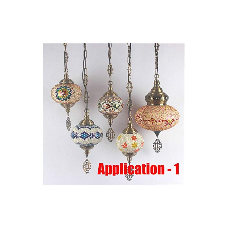 WOERFU 30 inch Antique Bronze Finish Decorative Plum Buckle Chain