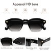 Appassal Retro Small Square Sunglasses for Women Mens Rectangle Sunnies