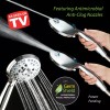 AquaCare AS-SEEN-ON-TV Antimicrobial 50-mode 3-way Shower Combo with Built-in Power