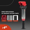 A-Premium (Red) Set of 8 Ignition Coil Pack and Iridium