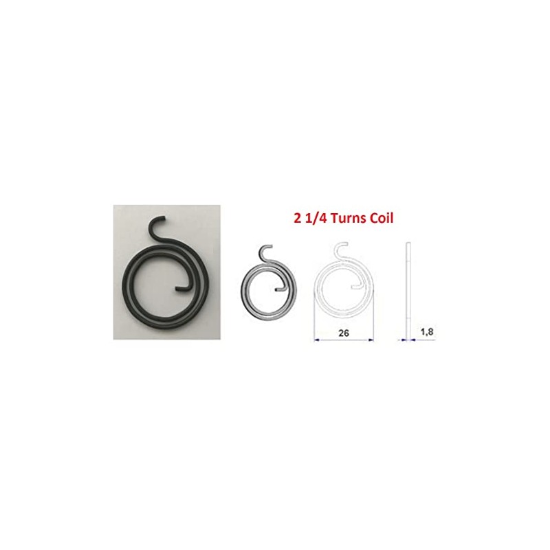 Spring Replacement for Door Handles Internal Coil Repair Circlip Lever