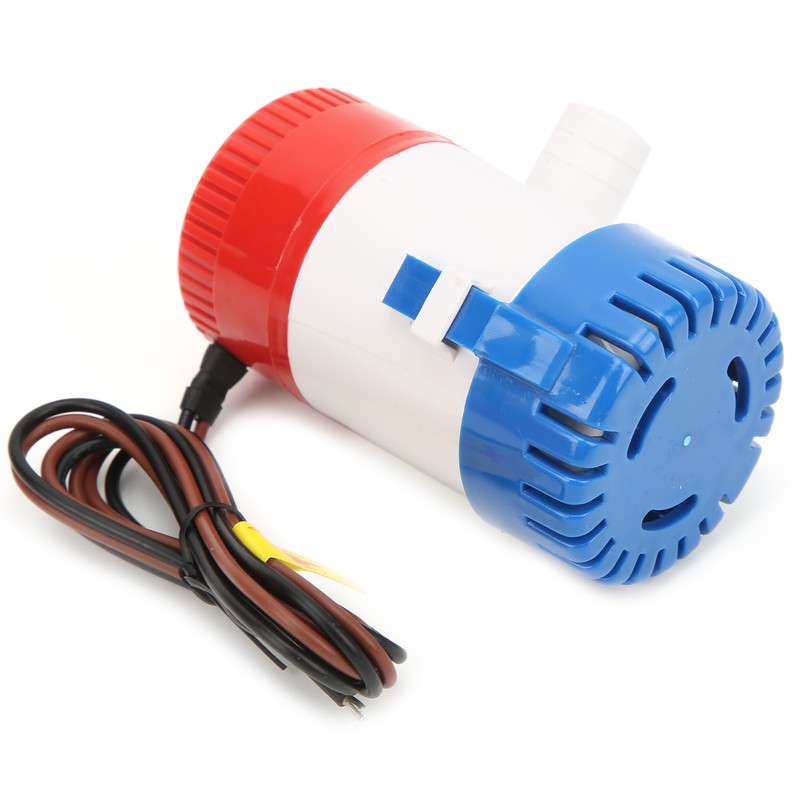 12V Blige Water Pump 3/4in Hose Outlet 500GPH Electric SemiOpen