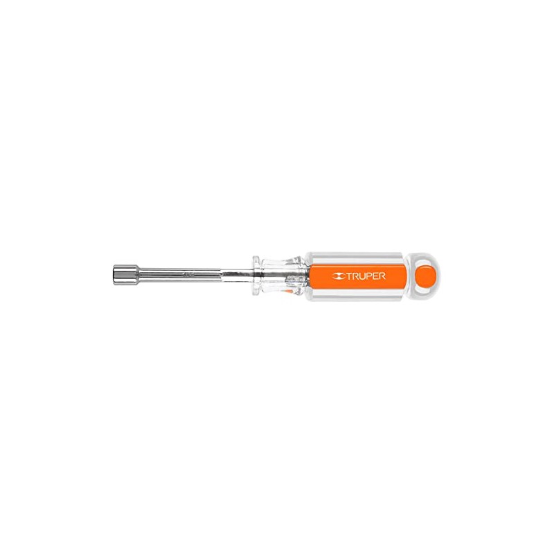 Truper DJ-1/4, Desarmador de caja 1/4" mango de acetato