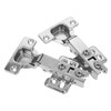 TEHAUX 2pcs Soft Closing Cabinet Hinges Concealed Hinges Kitchen Cabinet