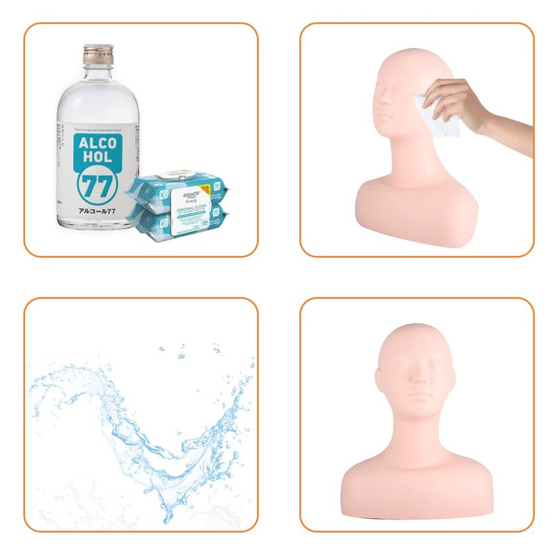 Joyzan Mannequin Head with Shoulders, Esthetician Cosmetology Makeup Head