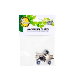 SunBlaster 0900299 Hanging Clips - 4 Per Pack Small, Silver