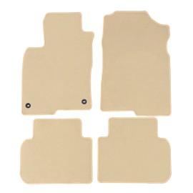 Unbranded For 22-25 Honda Civic Beige Nylon Floor Mat Carpet Non-slip Front Rear 4PCS