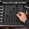 1/4-Inch Drive Extension Rod Set – 24mm/44mm/70mm/94mm Chrome Vanadium Steel