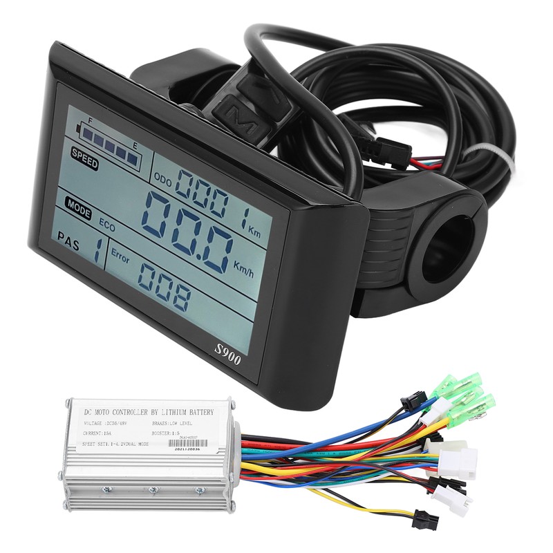 36V/48V 15A Brushless Motor Controller LCD S900 Display Panel Set
