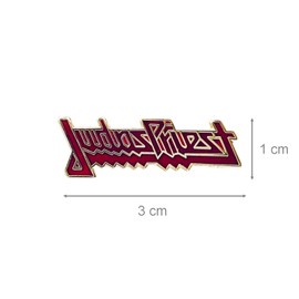 Distrigeek Priest Judas Logo Metal Enamelled Music Band Heavy Metal Lapel Pin Badge Lapel Pin Badge Brooch Pin Badge Brooch Enamel No Gems, enamel, No gemstones