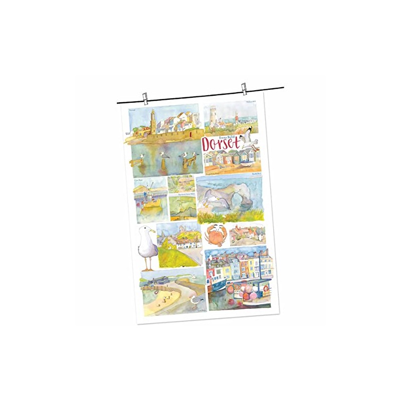 Emma Ball, Dorset Tea Towel