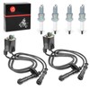 Ignition Coil Pack & Spark Plug Cap For Honda Shadow