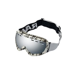 T-Shirt by Alpland Ski Glasses Frame Camouflage Glass Mirrored Silver/Unisex/Protective Goggles Helmet-Compatible