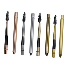 Healeved Set of 8 Eyelash Mascara Wands Gold/silver/rose Gold Tube for Lashes Brows