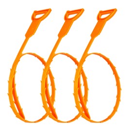 DELUXEFOX Pipe Brush, Drainage Brush, Clogging, Folding, Drainage Gutters, Cleaning, Flexible, Drain Brush, Drainage Gutters, Cleaning, Wire, Eliminates Drain Gutters, For Bathrooms and Kitchens