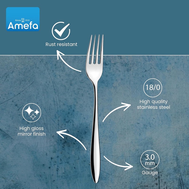 Amefa Venus 20-Piece Flatware, Set for 4 – Stainless Steel