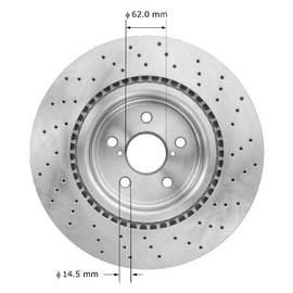 Bendix Bendix Premium PRT5943 Front Brake Rotor for Lexus IS F 2014-2008