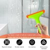 KVAEY Small Silicone Window Squeegee, 5.9 Inch Car Windshield Water