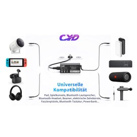 65W USB C Notebook-Netzteil, CYD USB Type C Notebook-Ladegeräte Kompatibel mit Dell Latitude 5510 Lenovo Yoga C740/730/730S/S730/720/C630, Yoga C940/920/C930 ThinkPad T480 T480s T570 T580 ADLX65YDC3A