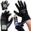 Raxwell 60-Pair PU Coated Work Gloves for Men and Women
