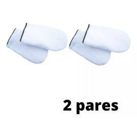 DL profesional 2 Pares De Manoplas Protección De Felpa Para Parafina Spa